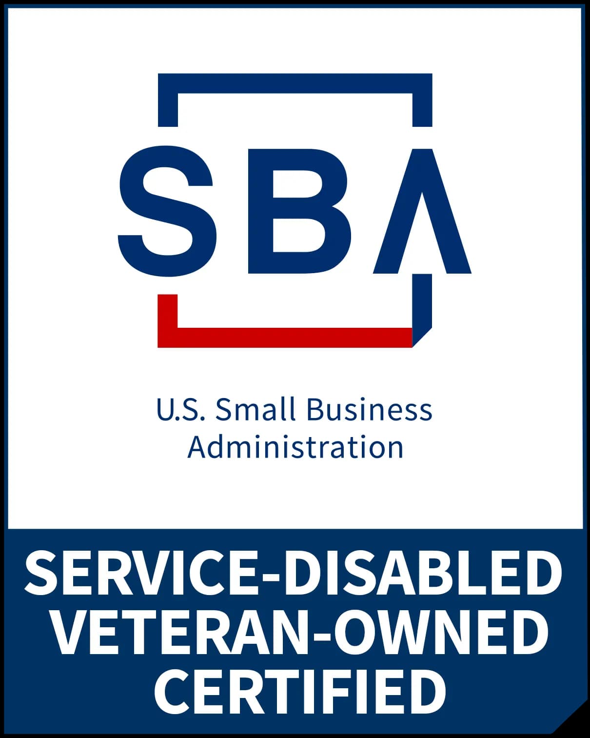 Logo of Service-Disabled Veteran-Owned Small Business