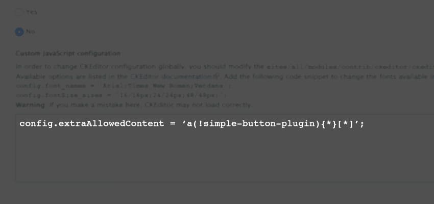 Cover Image for CKEditor extraAllowedContent with a Twist